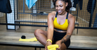 Strength exercises for beginner girls in the gym