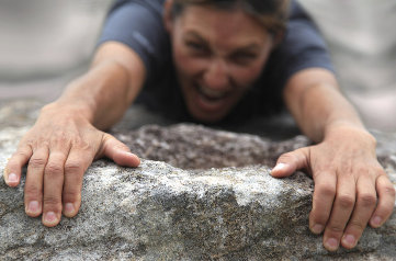 Migliora la forza di presa durante l'arrampicata