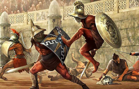 How were the gladiator fights and their training