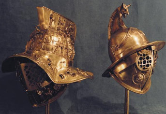 roman gladiator helmet