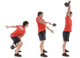 Snatch con kettlebell