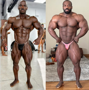 Bodybuilder Madelman José María before and after