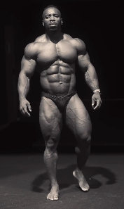 Madelman bodybuilder posing