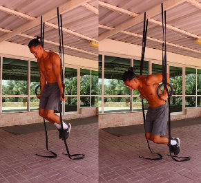 Practice the muscle-up with rings