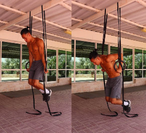 Pratica il muscle-up con gli anelli