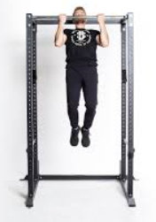 Rack with muscle-up bar
