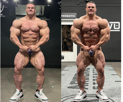 The physical change of bodybuilder Nick Walker