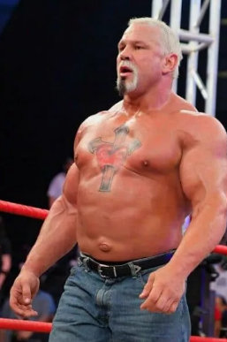 Scott Steiner wrestler with swollen belly