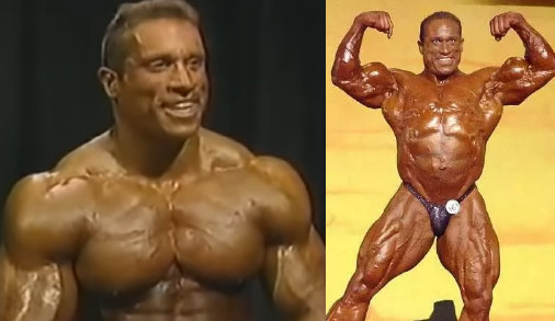 Dave Palumbo avec un ventre distendu