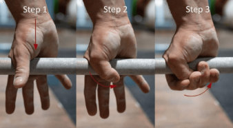 deadlift hook grip