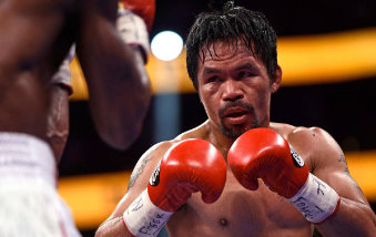 Le boxeur Manny Pacquiao