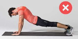 Error when doing isometric abdominal planks