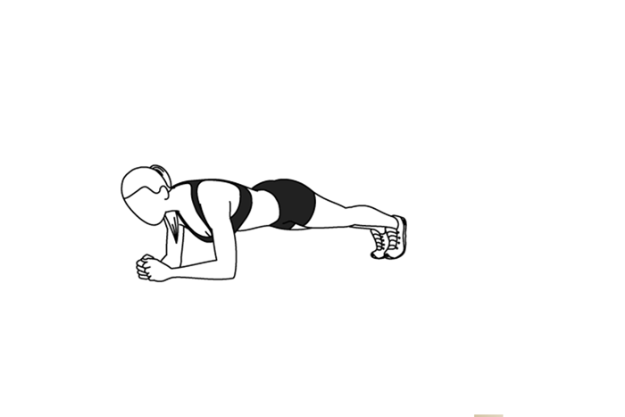 Come eseguire l'esercizio del plank addominale con sollevamento delle gambe