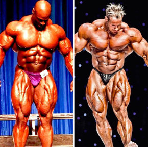 Ronnie Coleman y Jay Culter; Quad Stomp