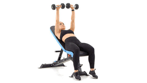 how to do incline dumbbell bench press