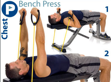 bench press with elastic bands