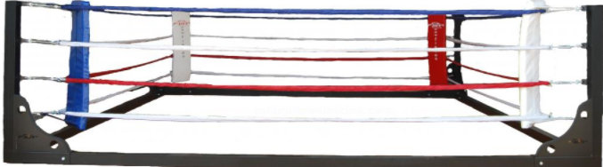 Ropes in a boxing ring