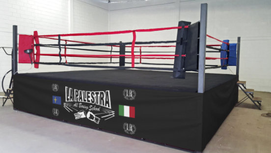 Saia de ringue de boxe profissional