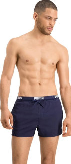 Maillot de bain coupe bleu pour homme