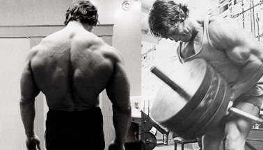 Arnold Schwarzenegger chest and back workout