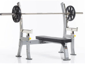 Bench press with safety system