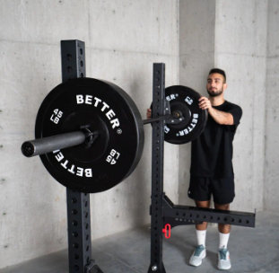 Rack squat avec supports de sécurité