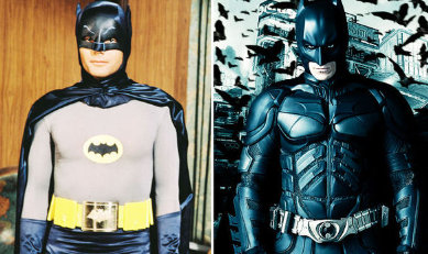 Dismorfia muscular em filmes de Hollywood, Batman