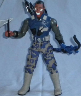 Modern Action Man figure with muscles