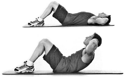 how to do abs crunches on the floor