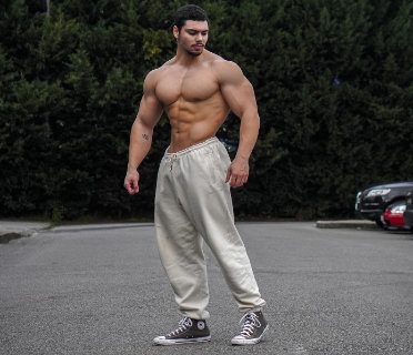 Fotografia del corpo di Andoni Talledo, bodybuilder