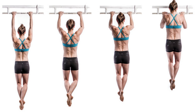 How to do pull-ups, a back exercise at the gym