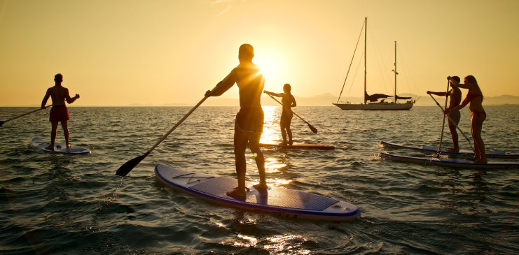 paddle surf